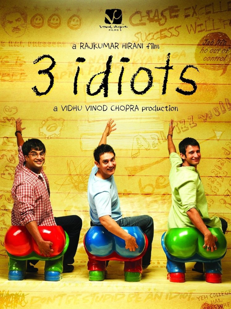 3 idiots Full Movie 2009 HEVC DVDRip [100MB]